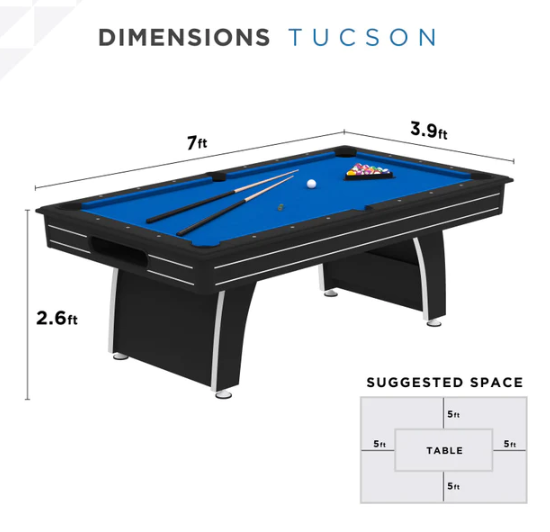 Fat Cat Tucson 7' Billiard Table