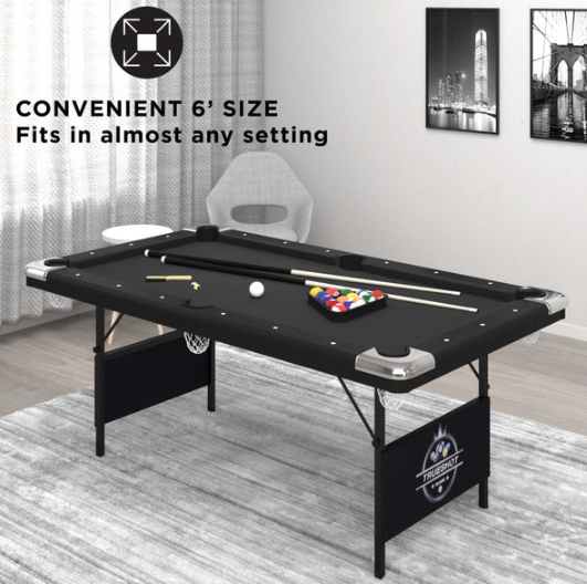 Fat Cat Trueshot 6' Folding Billiard/Pool Table